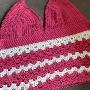 Handmade crochet tank top size large